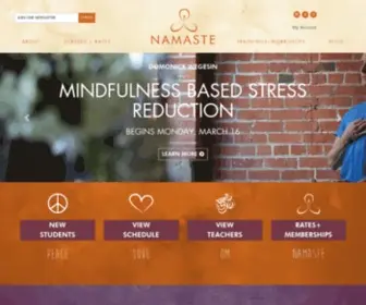 Ilovenamaste.com(Namaste Yoga) Screenshot