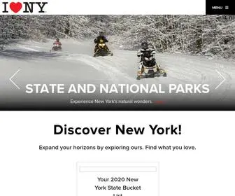 Iloveny.com(New York State's official tourism site) Screenshot