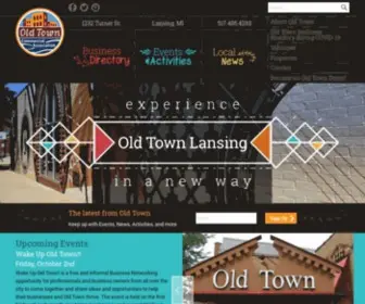 Iloveoldtown.org(Old Town Lansing) Screenshot
