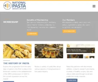 Ilovepasta.org(National Pasta Association (NPA)) Screenshot
