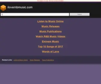 Ilovernbmusic.com(Ilovernbmusic) Screenshot