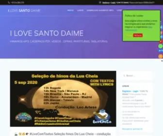 Ilovesantodaime.net(I LOVE SANTO DAIME) Screenshot