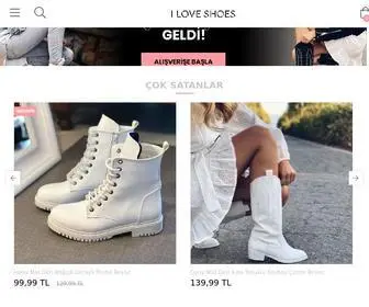 iloveshoes.com.tr(Yeni Sezon Kadın Ayakkabı Modelleri ve Fiyatları) Screenshot