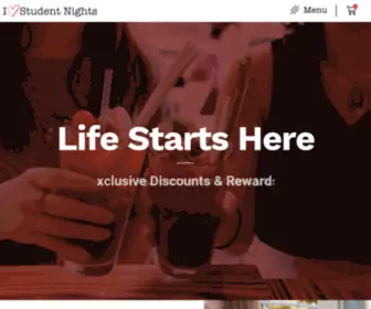 Ilovestudentnights.com(I Love Student Nights) Screenshot