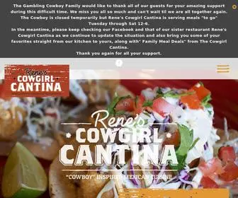 Ilovethecowgirl.com(Cowgirl Cantina) Screenshot