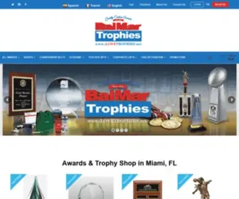 Ilovetrophies.net(Bal Mar Trophies Inc) Screenshot