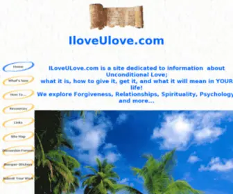 Iloveulove.com(Unconditional love) Screenshot