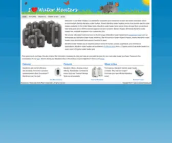 Ilovewaterheaters.com(Learn why so many people love Marathon water heaters) Screenshot