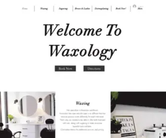 Ilovewaxology.com(Waxology) Screenshot