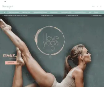 Iloveyoga.nl(Yoga en Fashion. Door beide passies samen te brengen) Screenshot