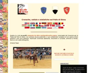 Ilpalio.org(Il Palio di Siena) Screenshot