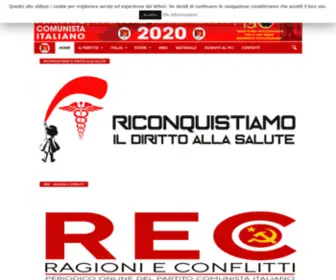 Ilpartitocomunistaitaliano.it(Partito Comunista Italiano PCI) Screenshot