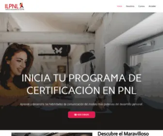 Ilpnlonline.com(Cursos Profesionales de PNL y Coaching) Screenshot