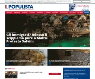 Ilpopulista.it(Il Populista) Screenshot