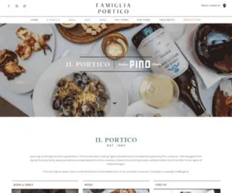 Ilportico.co.uk(Famiglia Portico) Screenshot