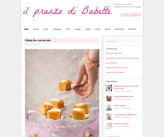 Ilpranzodibabette.com(Il Pranzo di Babette) Screenshot