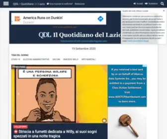 Ilquotidianodellazio.it(Il Quotidiano del Lazio) Screenshot