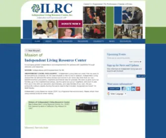 IlrcJcmo.org(Independent Living Resource Center) Screenshot