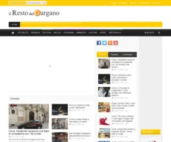 Ilrestodelgargano.it(Il Resto del Gargano) Screenshot
