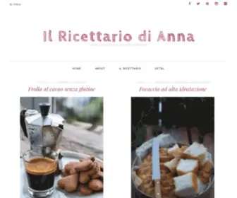 Ilricettariodianna.com(Il Ricettario di Anna) Screenshot