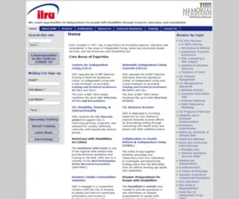 Ilru.org(Independent Living Research Utilization) Screenshot