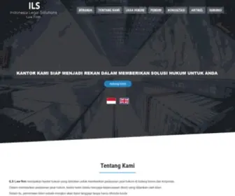 ILS-Lawfirm.com(Indonesia Legal Solutions) Screenshot