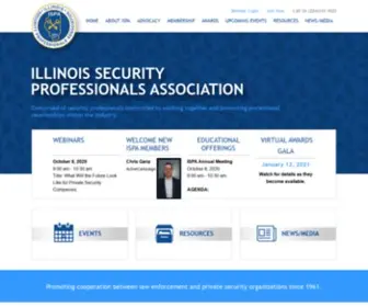 Ilsecuritypros.org(Illinois Security Professionals Association) Screenshot