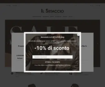 Ilsetaccio.com(Negozio premium di abbigliamento) Screenshot