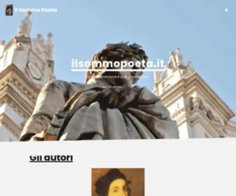 Ilsommopoeta.it(La letteratura e l'arte italiana) Screenshot