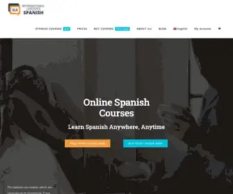 Ilspanish.com(Learn and Study Spanish Online) Screenshot