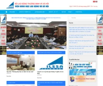 Ilssa.org.vn(Viện khoa học Lao động và Xã hội) Screenshot