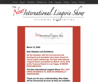 Ilsshow.com(The New International Lingerie Show) Screenshot