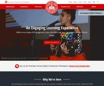 Ilstu.edu(First public university) Screenshot