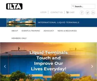 Ilta.org(International Liquid Terminals Association) Screenshot