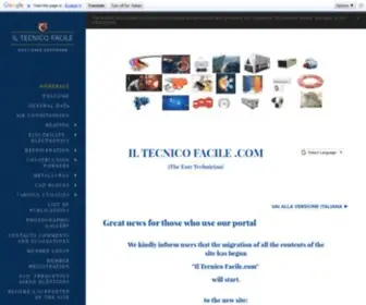 Iltecnicofacile.com(Homepage il tecnico facile) Screenshot