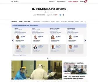 Iltelegrafolivorno.it(Tutte le news di oggi di Livorno) Screenshot