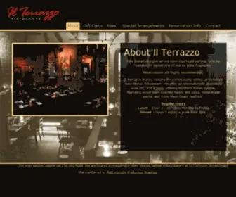 Ilterrazzo.com(About Il Terrazzo) Screenshot