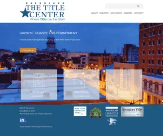 Iltitlecenter.com(IL Real Estate Title Center) Screenshot