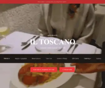 Iltoscanony.com(Ristorante IL Toscano) Screenshot