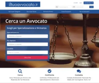 Iltuoavvocato.it(Il Portale degli Avvocati in Italia) Screenshot