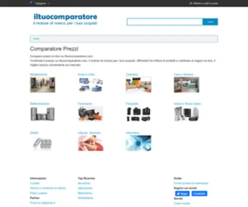 Iltuocomparatore.com(Comparatore prezzi) Screenshot