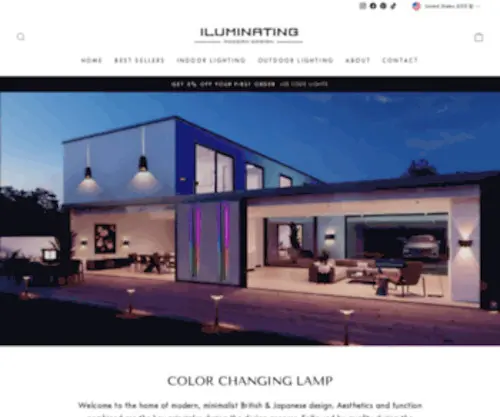 Iluminating.com(Minimalist British & Japanese design) Screenshot