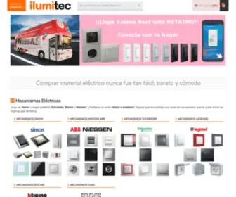 Ilumitec.es(Tienda online de electricidad e iluminación) Screenshot