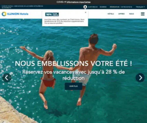 Ilunionhotels.fr(ILUNION) Screenshot