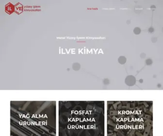 Ilvekimya.com.tr(Fosfat Kaplama Kimyasalları) Screenshot