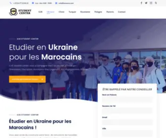 Ilvemaroc.com(Etudier en Ukraine pour Marocains / Etudes en Ukraine par ILVE Student centre) Screenshot