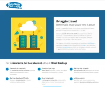 Ilviaggio.travel(Spazio web del dominio attivo) Screenshot