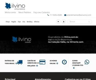 Ilvino.com.br(Compre Vinhos Online) Screenshot