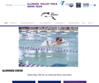 Ilvydolphinswimteam.org(Illinois Valley YMCA Dolphins) Screenshot