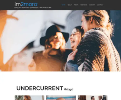 IM2Moro.com(Living out truth in our communities) Screenshot